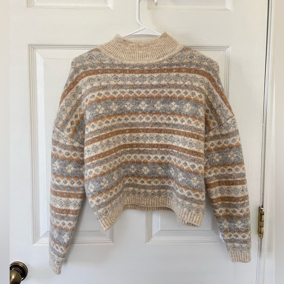 London Kaye Sweaters - London Kaye Striped Patterned Sweater